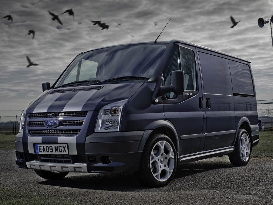 Ford Transit SportVan silver grey (UK) '2009